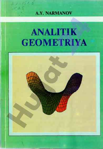 Analitik geometriya darslik bakalavriat talablari uchun