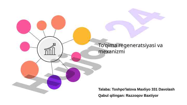 To'qima regeneratsiyasi va mexanizmlari tahlili