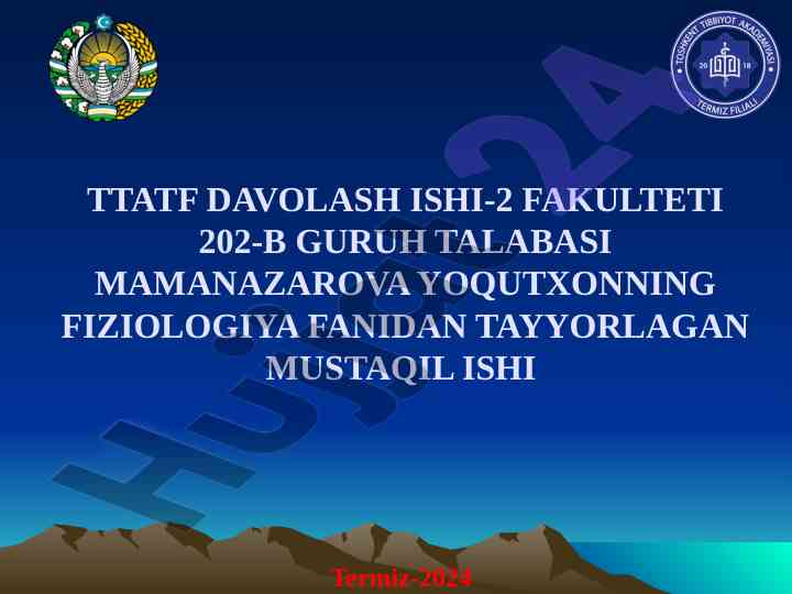 Oshqozon ichak yo'lining harakat faoliyatini tekshirish