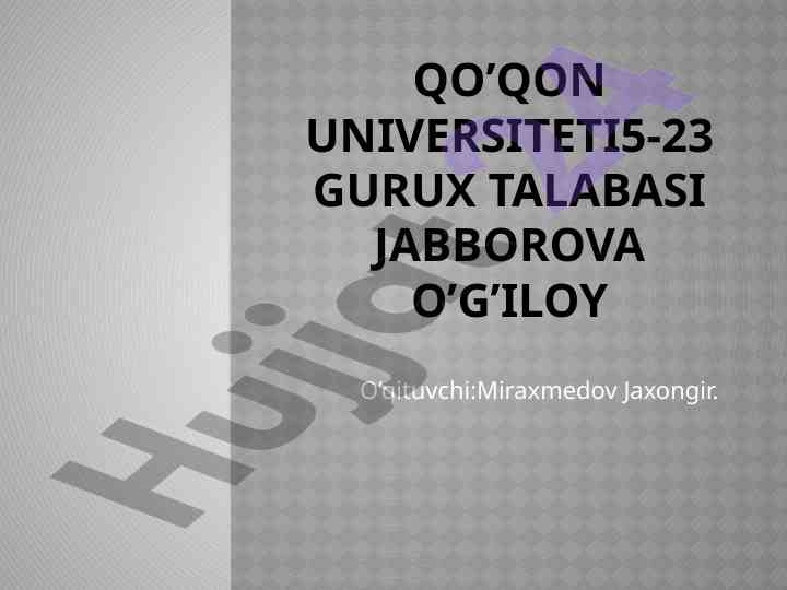 Kelajakdagi farzandlar uchun ta'lim va ish o'rinlari