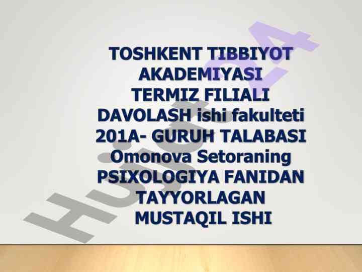 Ijodiy tafakkur va psixologiya fani