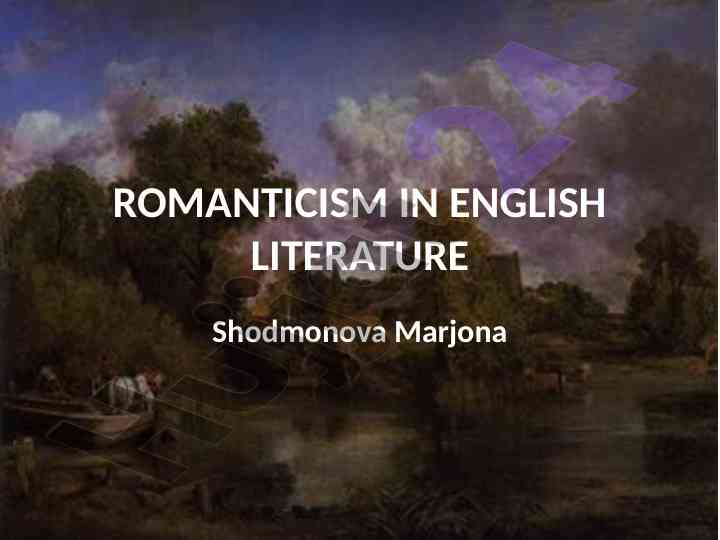 Romanticism in english literature analysis and impact