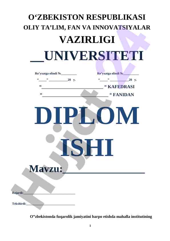 O‘zbekistonda Fuqarolik Jamiyatini Barpo Etish