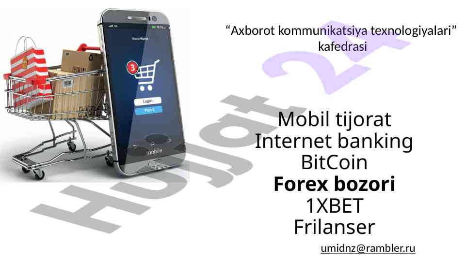 Mobil tijorat va internet banking tahlili