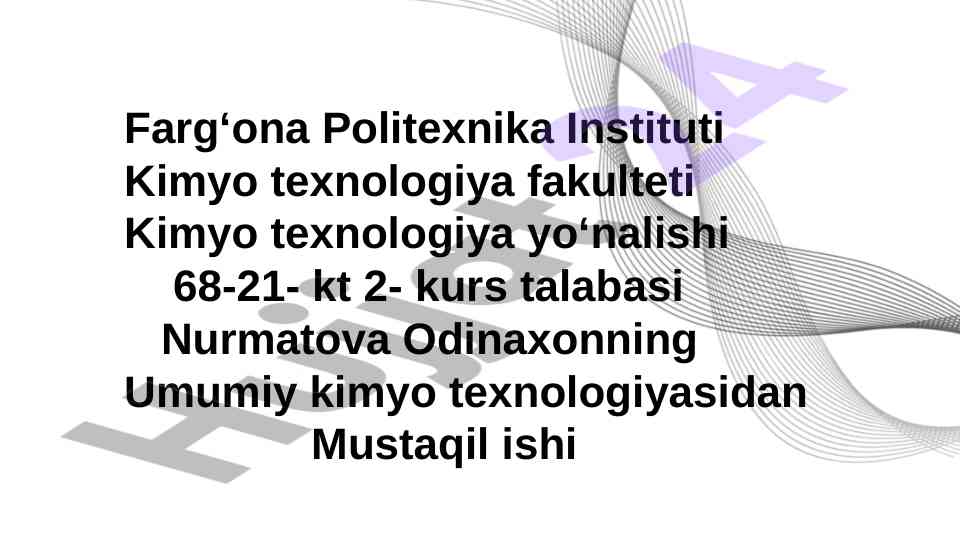 Karbamid ishlab chiqarish texnologik sxemasi