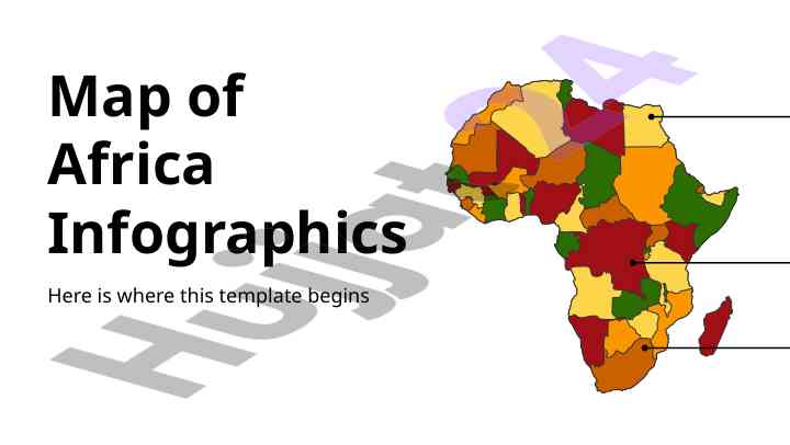 Infographics analysis of african geography and planets