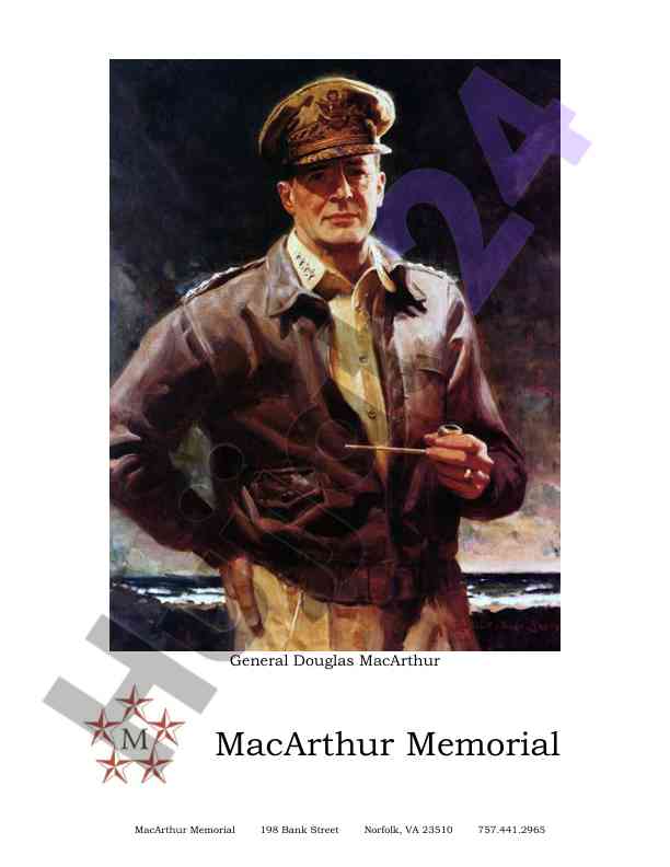 Douglas macarthur: his early life and legacy