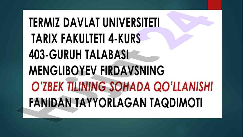 Diplomatik yozishmalarni yozishda asosiy qoidalar