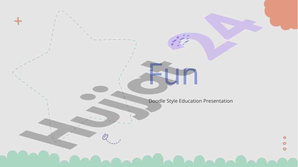 Funplay doodle style education presentation overview
