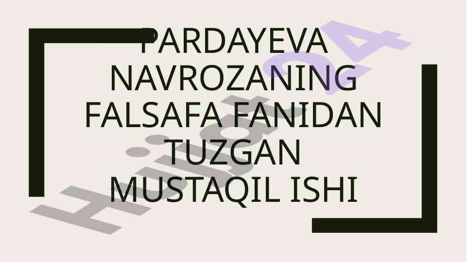 Noklassik ontologiyaning yunalishlari va mohiyati