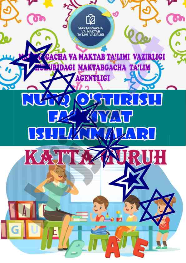 Maktabgacha ta'limda nutq o‘stirish usullari
