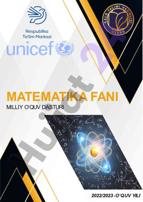Matematika fanining inson hayotida tutgan oʻrni