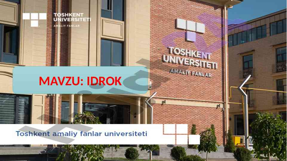 Idrok psixologiyasi asoslari va tahlili