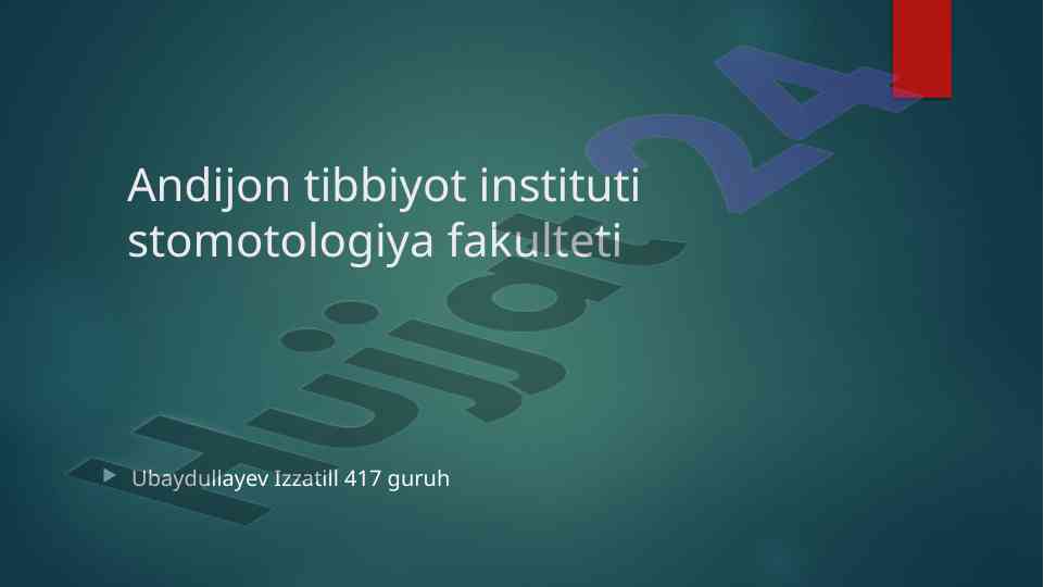 Qisman tishsiz jag'larning tasnifi va etiologiyasi