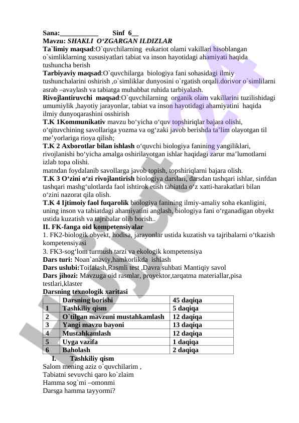 O‘simlik va ularning ahamiyati haqida tushuncha