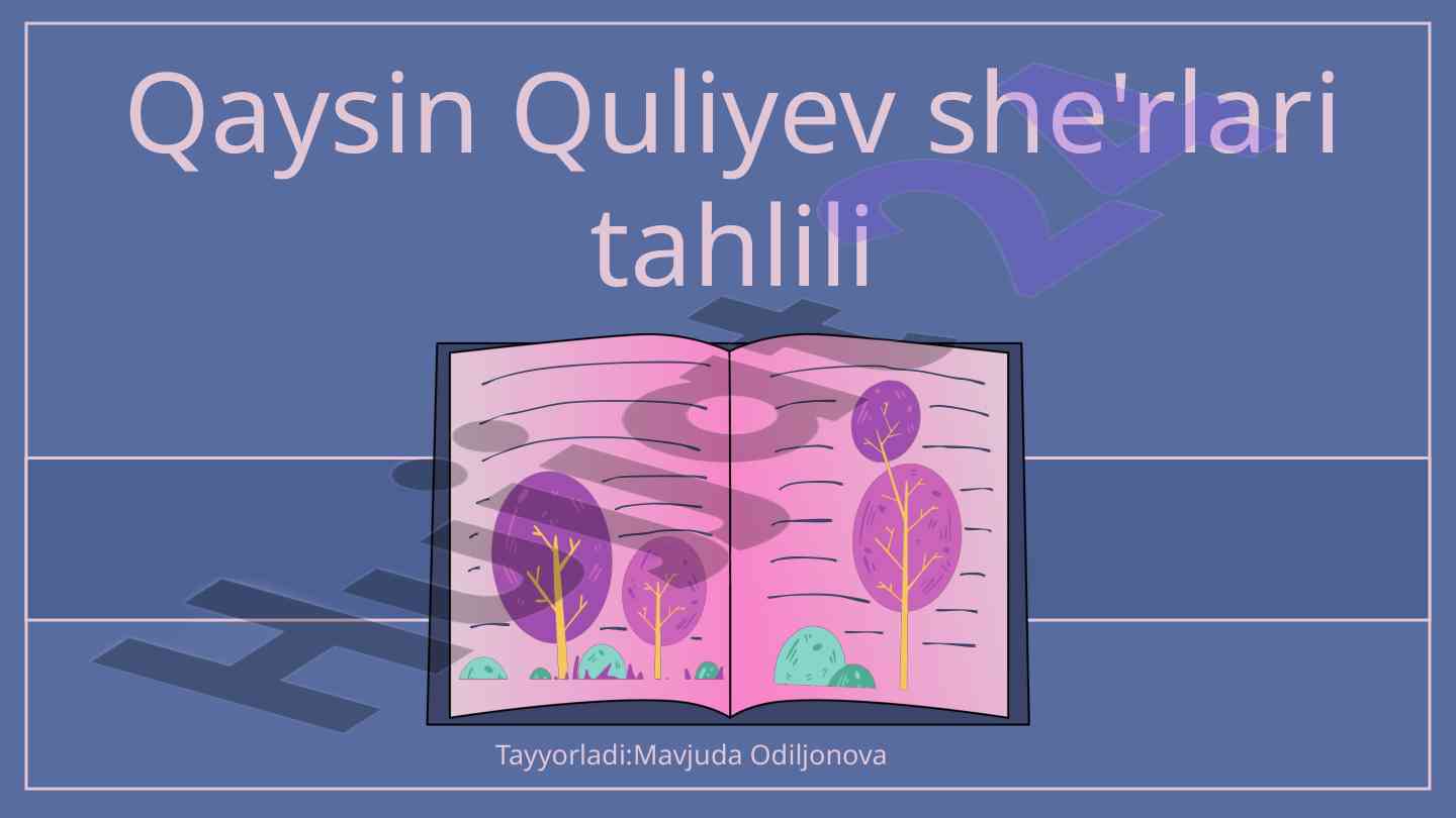 Qaysin quliyev she'rlari tahlili va mavzulari