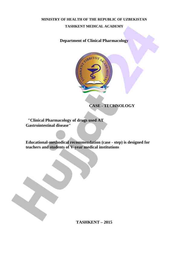 Clinical pharmacology of drugs for gastrointestinal disease