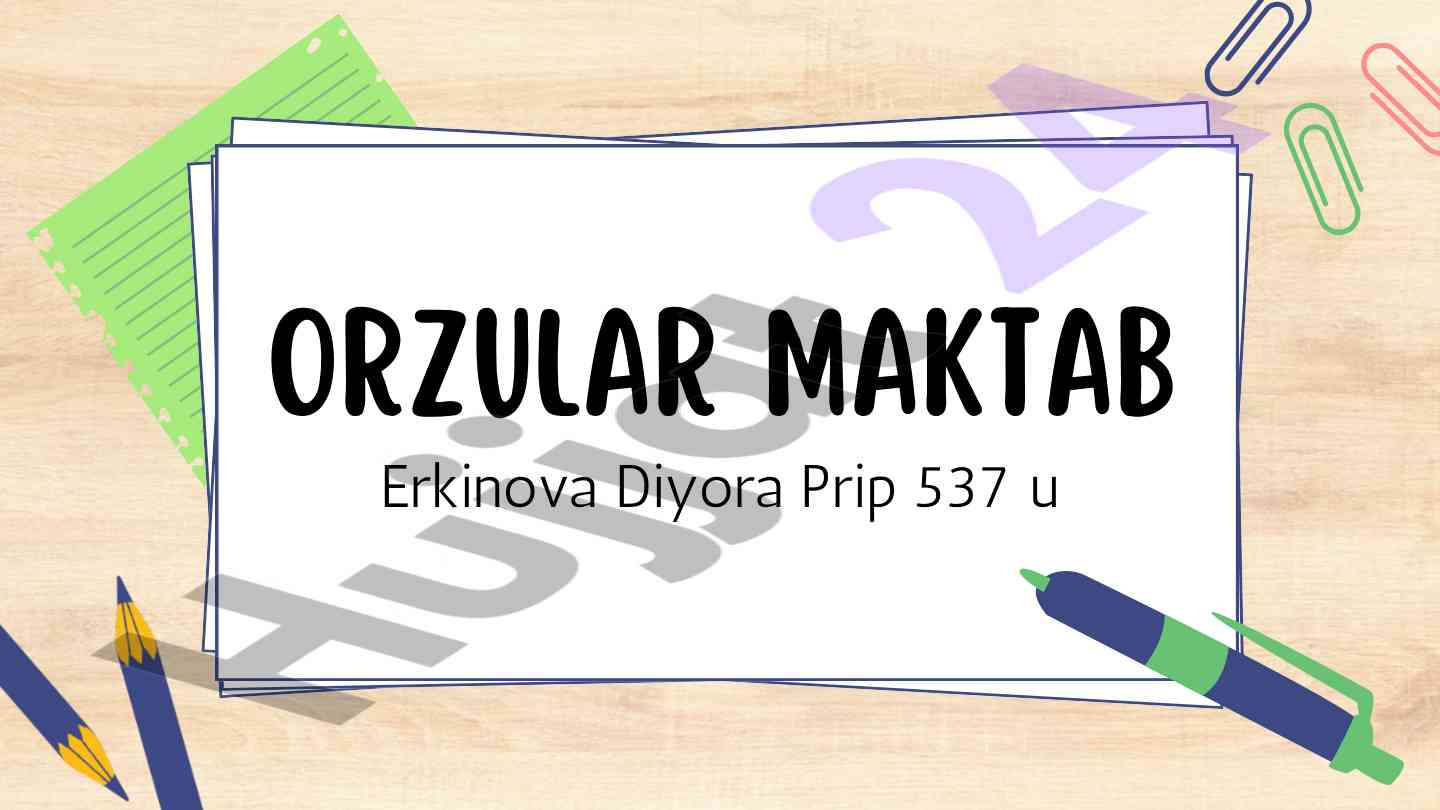 Maktabda o‘qish va kasb-hunar ta'limi