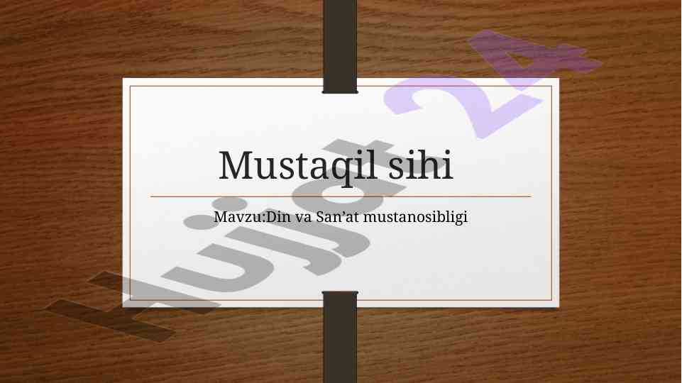 Din va san’at mustanosibligi o‘rta asrlar tarixida