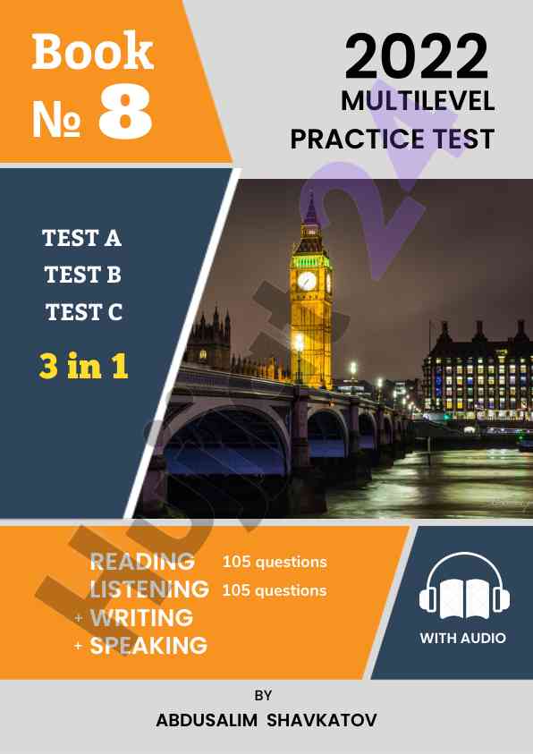 Multilevel practice test 2022 listening reading writing