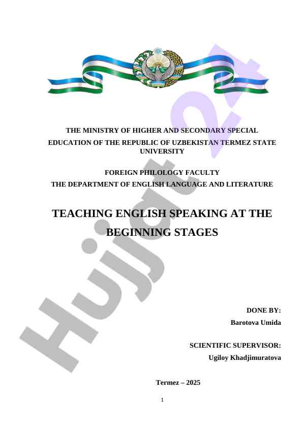 Teaching english speaking techniques for beginners