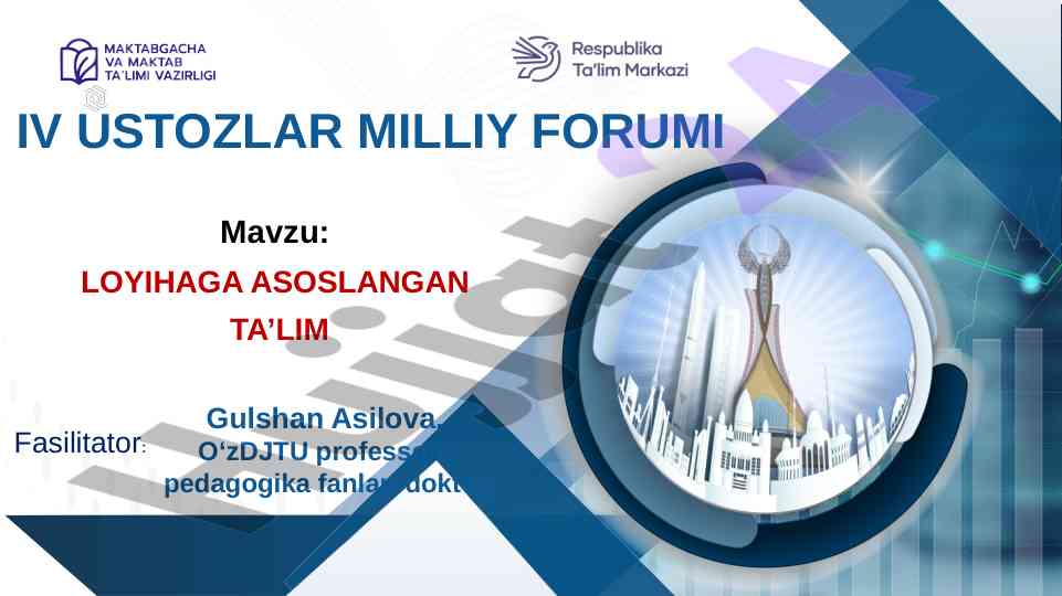 Loyihaga asoslangan ta’lim ustozlar forumida