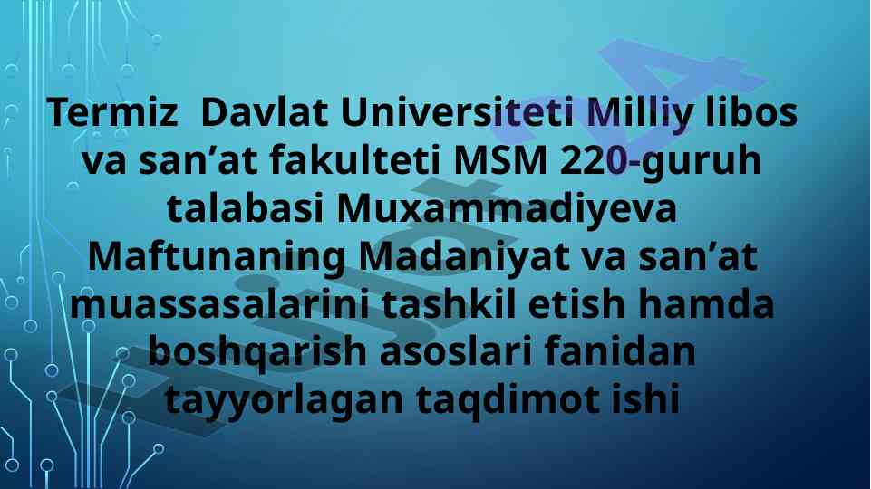 Boshqaruvda motivatsiya taqdimoti