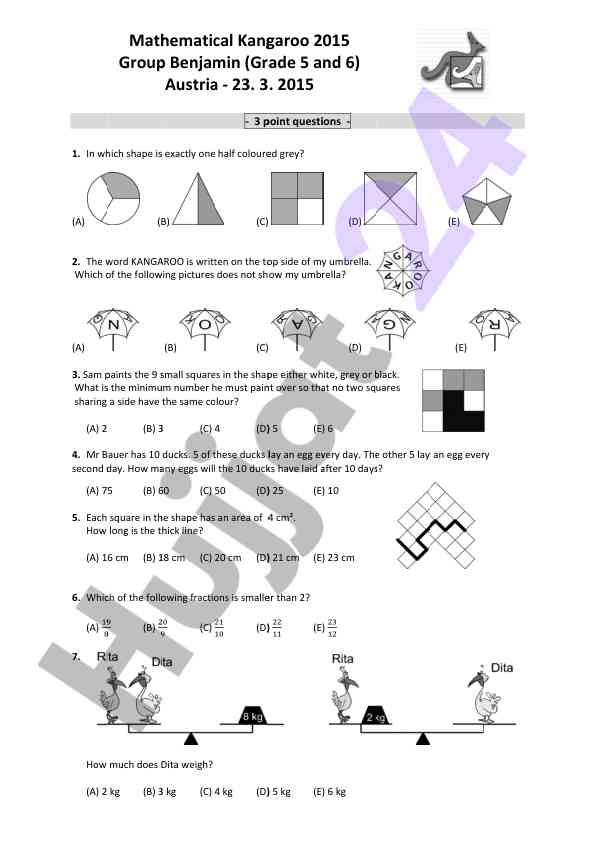 Mathematics problem solving and shape identification