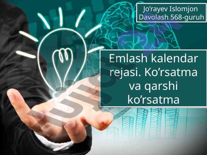 Immunitet turlari va vaksina kalendar rejasi
