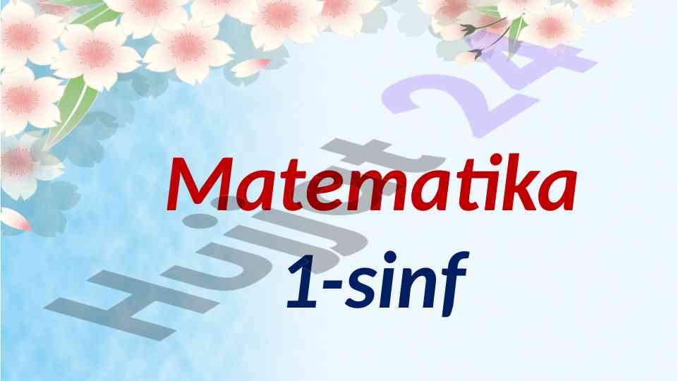 Sonlarni o‘nlikdan o‘tib ayirish mavzusi