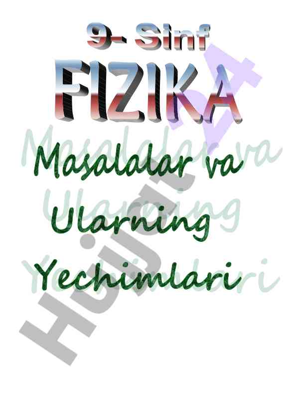 Gaz molekulalari konsentratsiyasini hisoblash