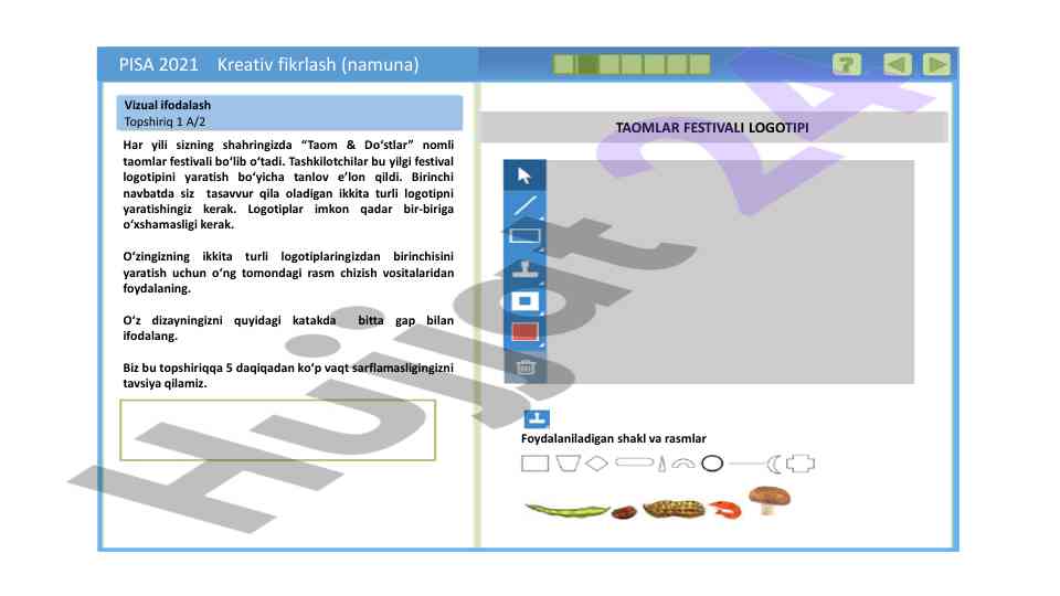 Taomlar festivalida logotip yaratish tanlovi 2021