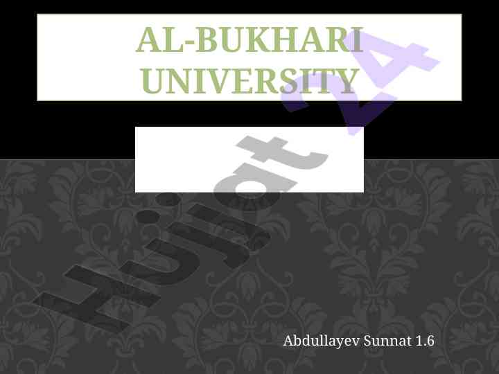 Abdullayev sunnat va psixologiyada ilmiy qabullar