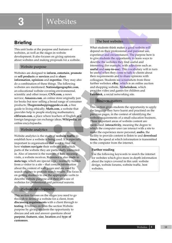 Understanding website purpose and development stages