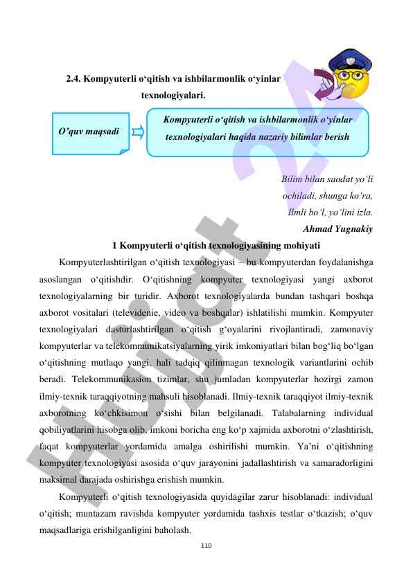 Kompyuterli o‘qitish va ishbilarmonlik o‘yinalari