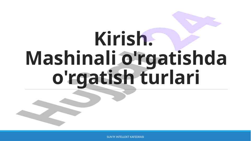 Sun'iy intellekt tarixi va ishlanishlari