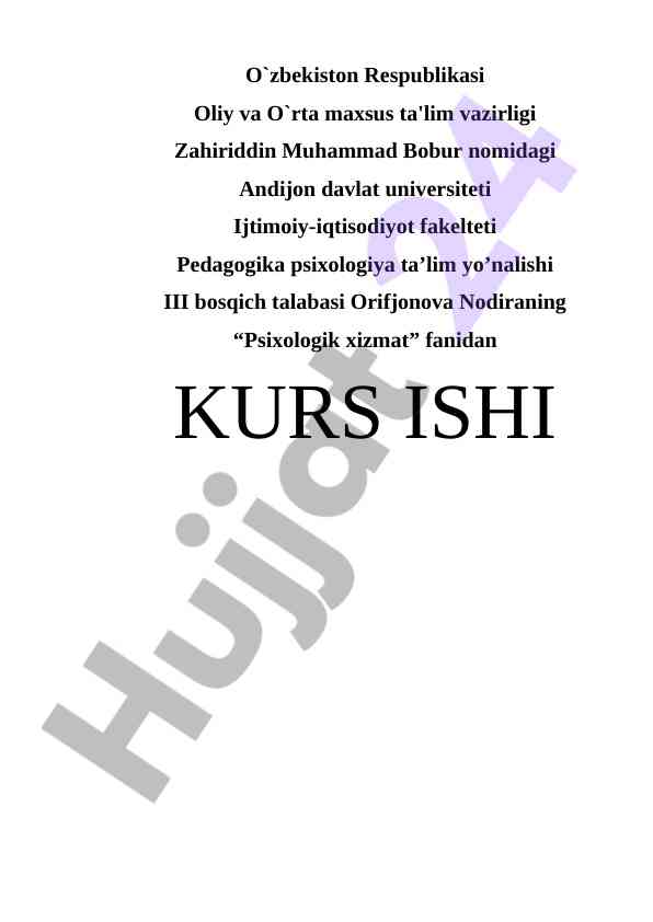 Amaliyotchi psixologlarning psixokorreksion faoliyati