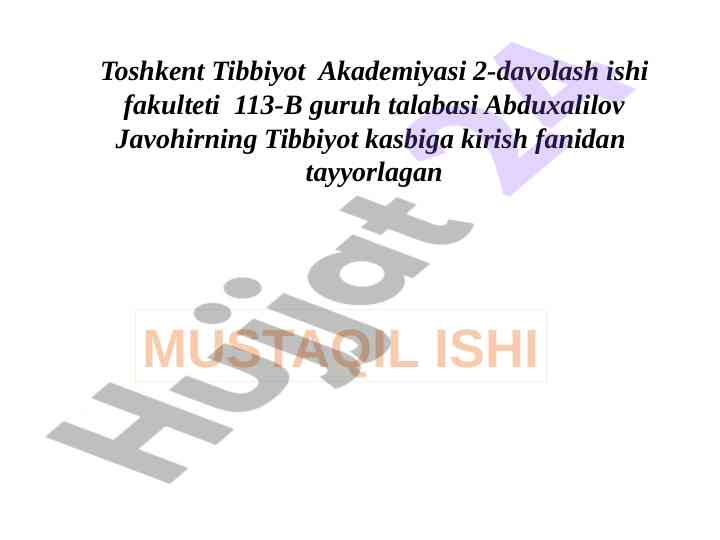 Xuqna turlari va xuqna qilish texnikasi