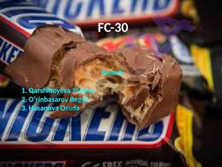 Snickers kompaniyasi va uning tarixi