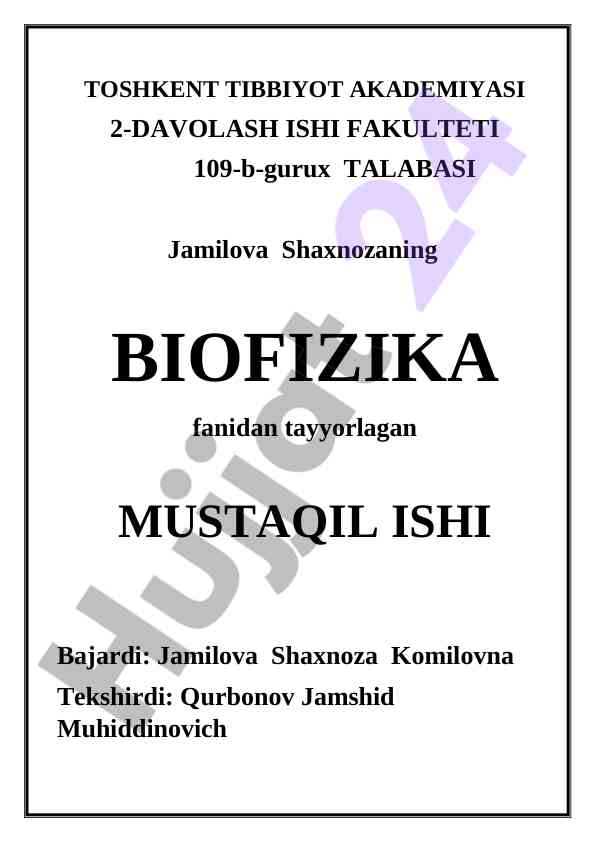 Qon oqimi tezligi aniqlash va uning tibbiyotdagi ahmiyati