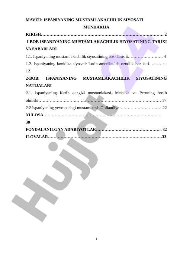 Ispaniyaning mustamlakachilik siyosati tarixi