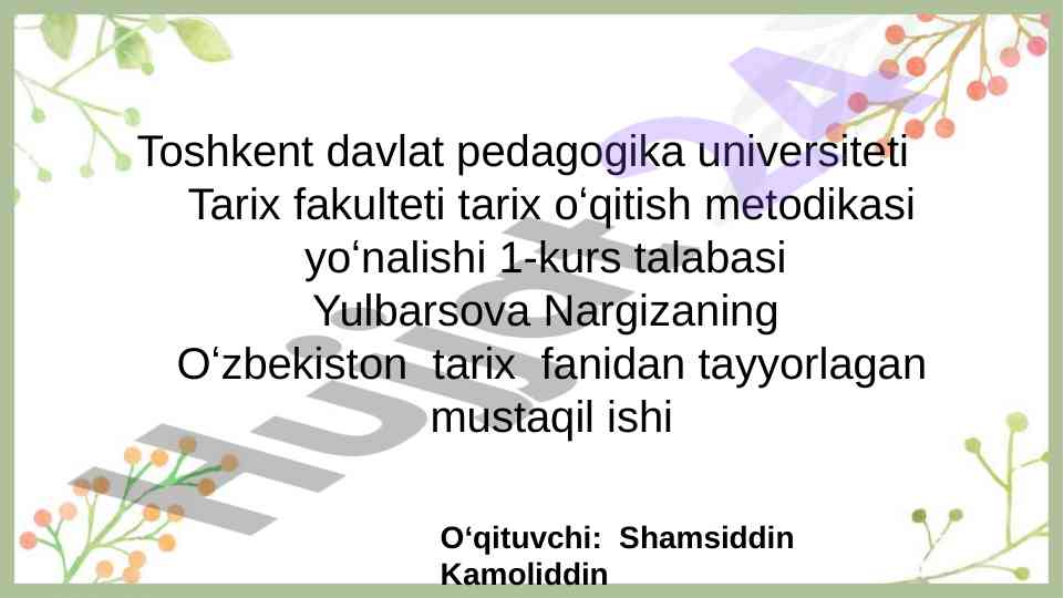 Arablarning oʻrta osiyoga bostirib kirishi