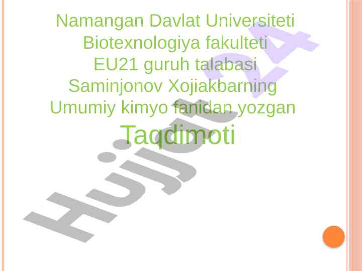 Biokimyoviy reaksiyalarga ta'sir etuvchi omillar