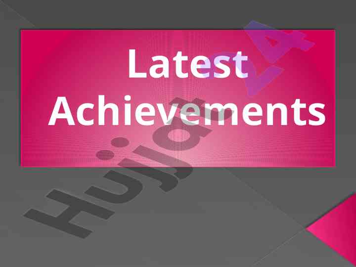 Recent scientific achievements and innovations