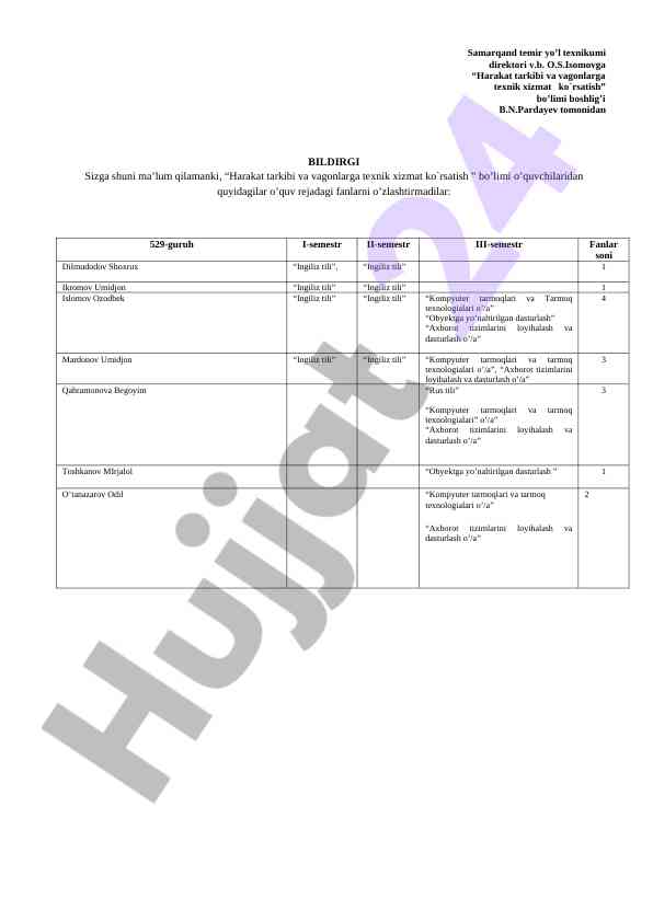 Harakat tarkibi vagonlarga texnik xizmat ko‘rsatish