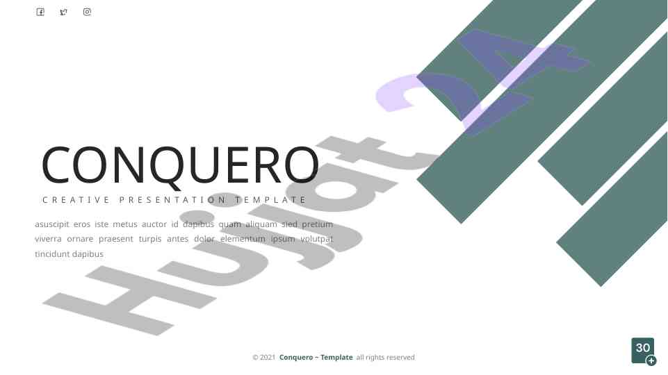 Creative presentation template design strategies