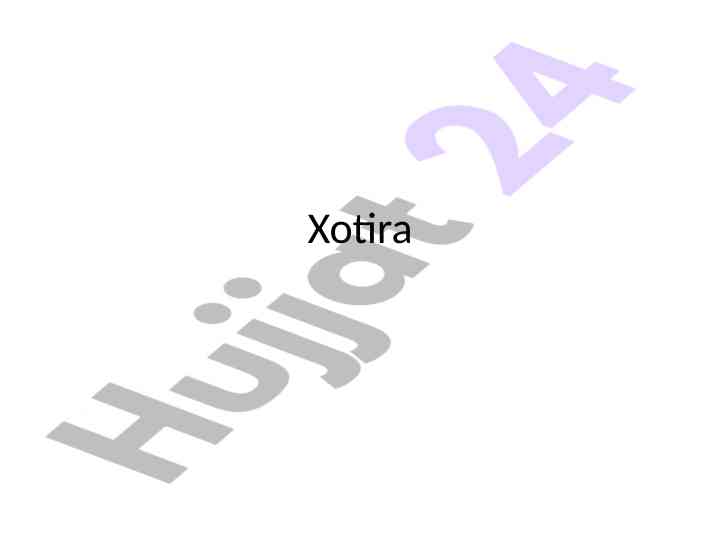 Xotira va unutish jarayonlari testi