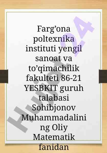 Ehtimolning klassik va statistik ta'riflari
