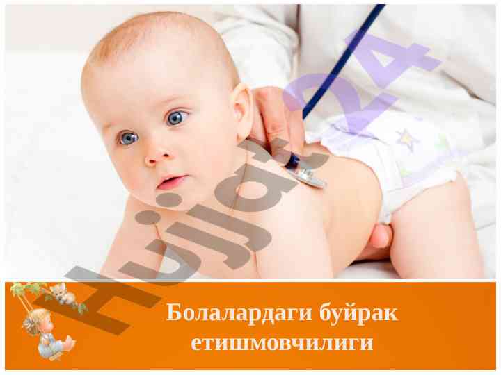 Буйрак етишмовчилиги маъруза режаси