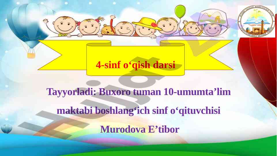 Tinchlik quşi haqida o'qigan she'r